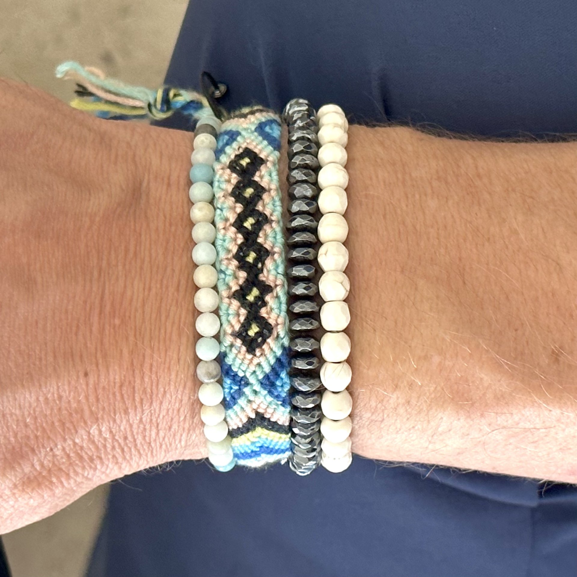 super set trança azulejo lagoa