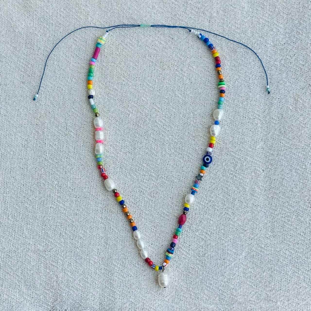 colar sprinkles com pingente pérola