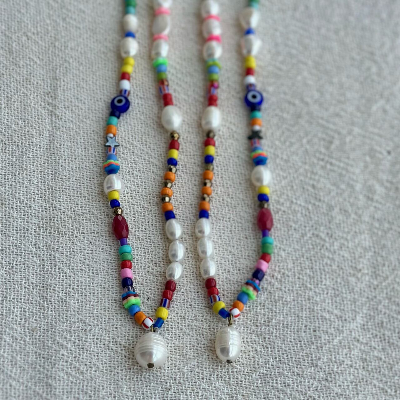 colar sprinkles com pingente pérola