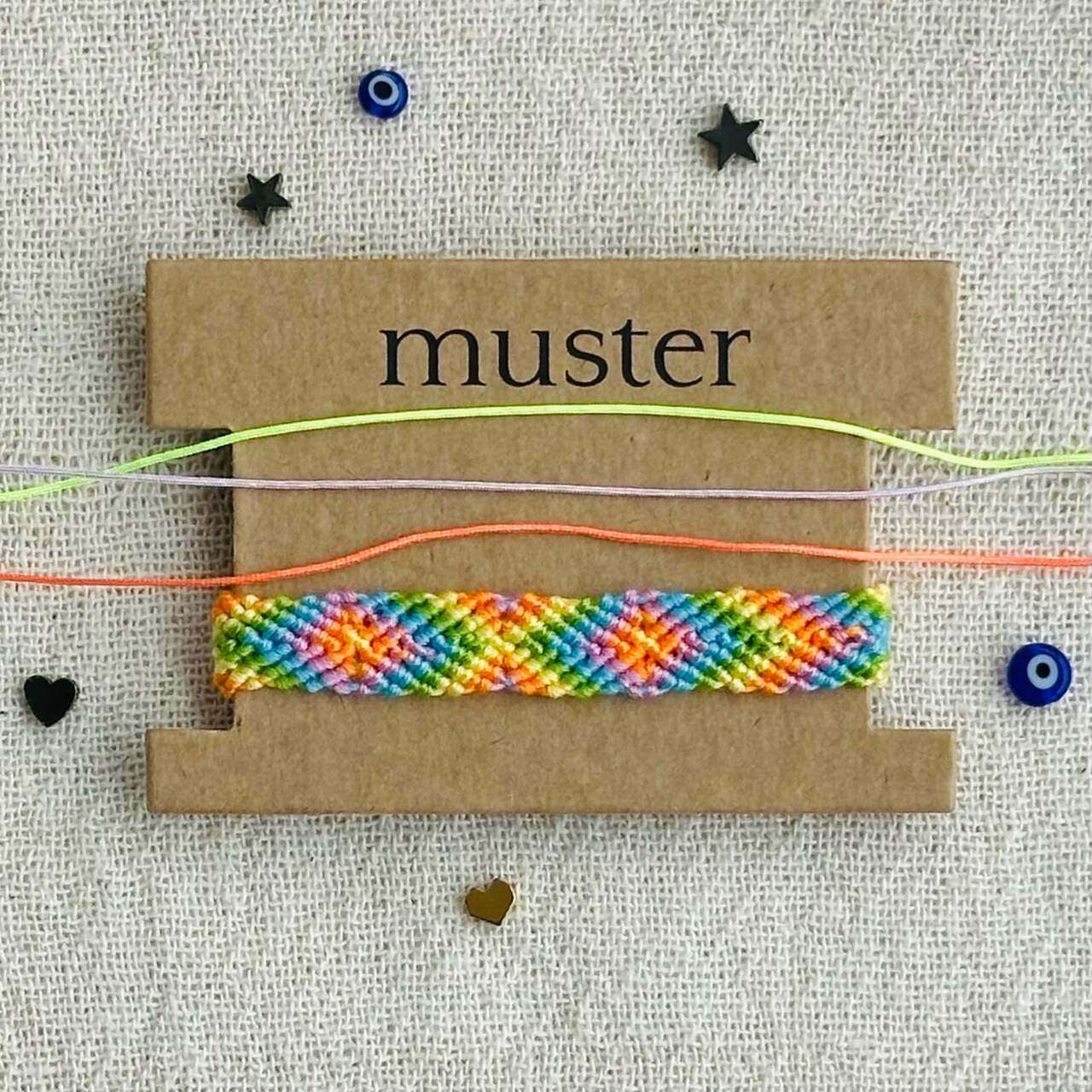 set trança algodão pop it & pecinha no fio