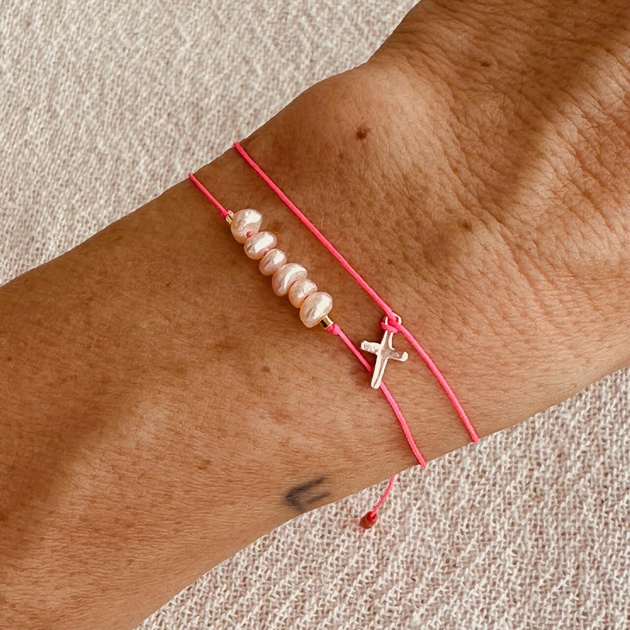 set whispering angel crucifixo rose gold