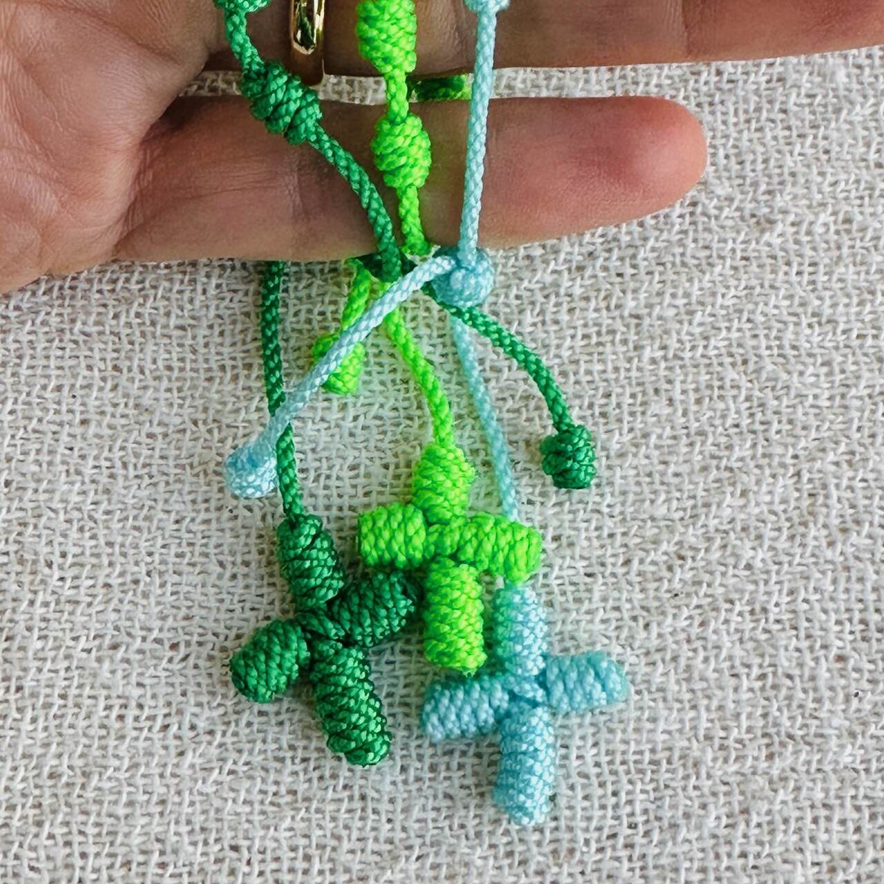 pulseira decenário com crucifixo